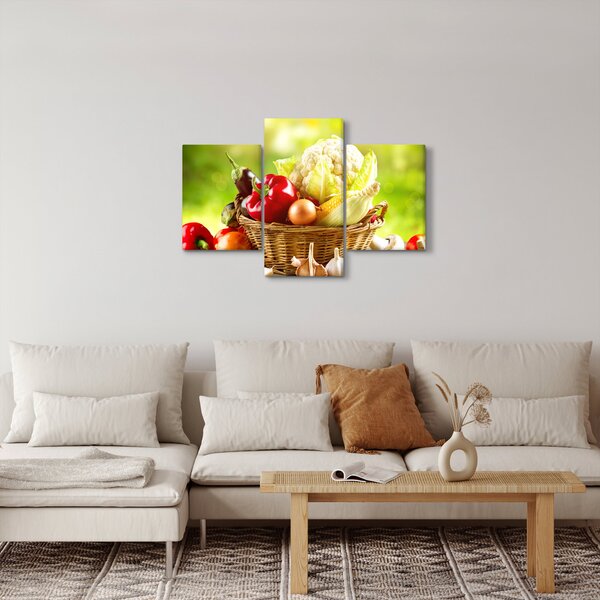 Obraz - Zelenina (90x60 cm)