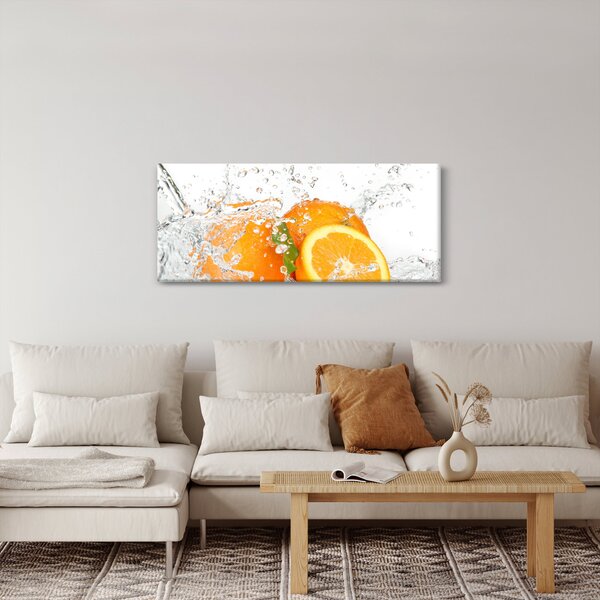 Obraz - Šťavnaté pomaranče (120x50 cm)
