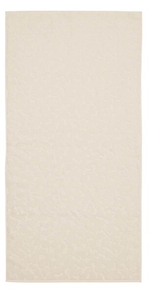 Bavlněná osuška Cilla Off White 70 × 140 cm