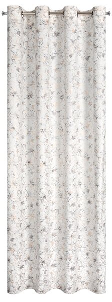 ZATEMŇOVACÍ ZÁVES NA KRÚŽKOCH CARMELA 140X250 CM KVETY