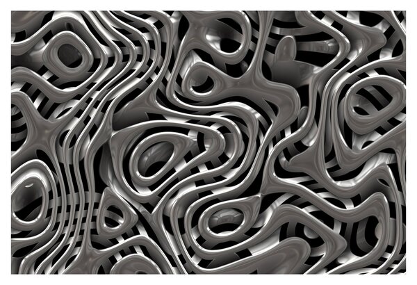 Obraz - Metalická abystrakcia (90x60 cm)