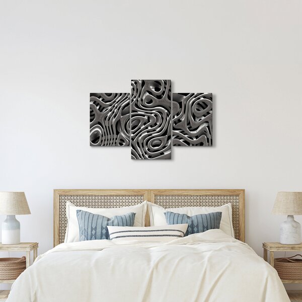 Obraz - Metalická abystrakcia (90x60 cm)