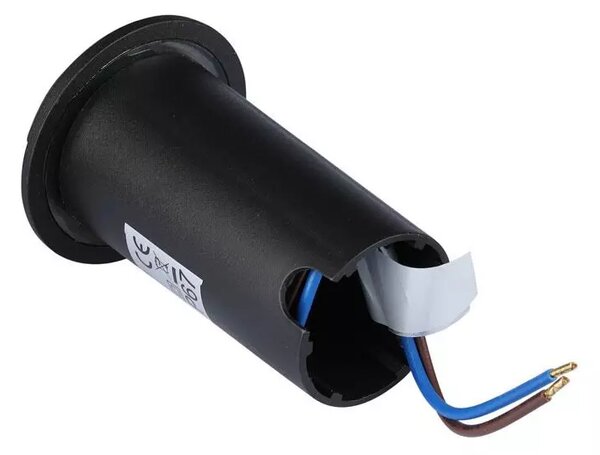 V-TAC LED svietidlo zabudovateľné do zeme 1W, 10LM, 90°, dva smery svietenia, 12V, IP67, čierne, 6400K