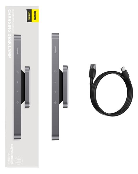 Baseus LED nabíjateľné svietidlo s dotykovým ovládaním 4.5W, 5V, 4000K, sivé