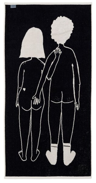 Bavlnená osuška Naked Couple 70 × 140 cm