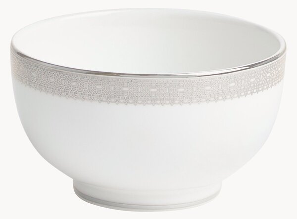 Porcelánová miska na občerstvenie Vera Wang Lace Platinum