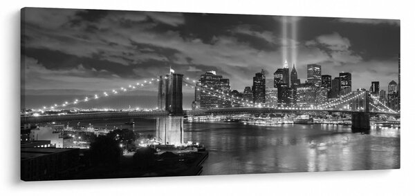 Obraz - Brooklynský most (120x50 cm)
