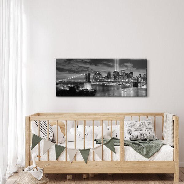 Obraz - Brooklynský most (120x50 cm)