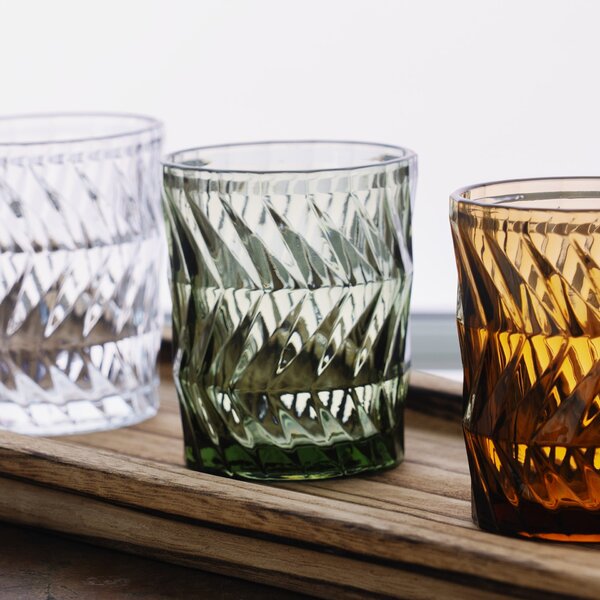 Pohár na vodu Green / decor 300 ml