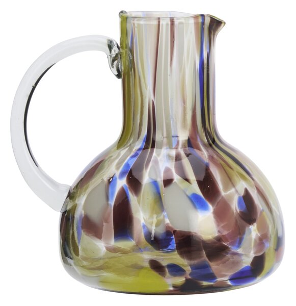Sklenený džbán z brokového skla 17 cm