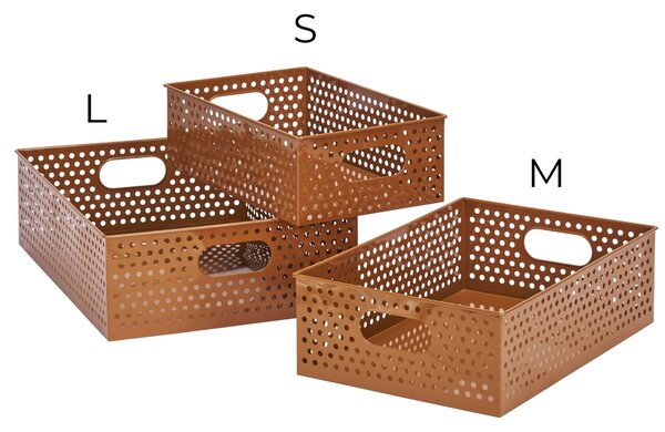 Železný úložný box Pumpkin Spice Low L