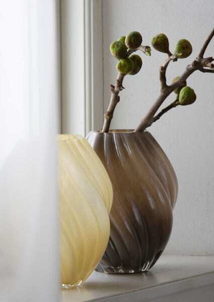 Sklenená váza Taupe 24 cm
