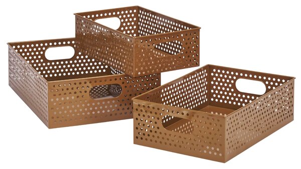 Železný úložný box Pumpkin Spice Low L