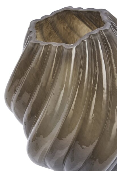 Sklenená váza Taupe 24 cm