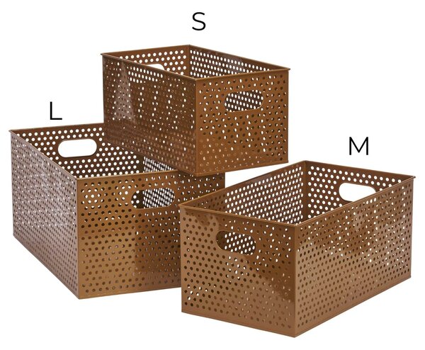 Železný úložný box Pumpkin Spice L