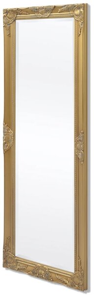 Nástenné zrkadlo v barokovom štýle, 140x50 cm, zlaté