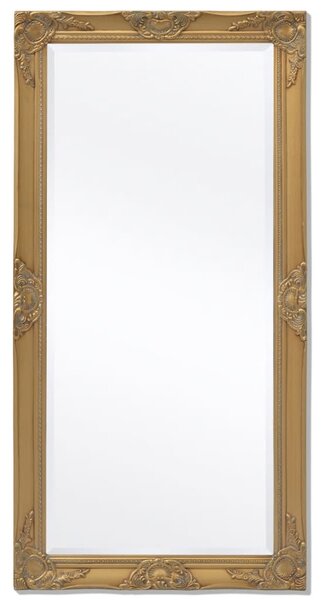 Nástenné zrkadlo v barokovom štýle, 120x60 cm, zlaté