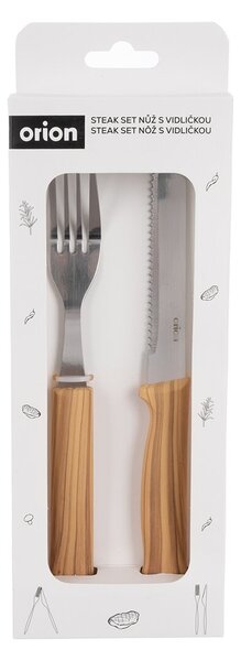 Steak set nôž s vidličkou