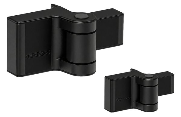 LOCINOX ® Záves pre krídlové bránky do 60 kg/1 m, do 180°, RAL 9005