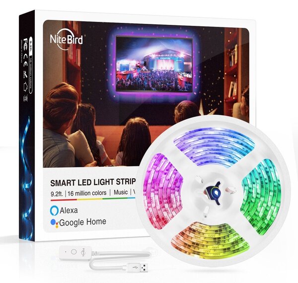 Smart RGB LED pás Gosund SL1 5V/1A 2,8m balenie aplikácia Tuya Smart, Gosund