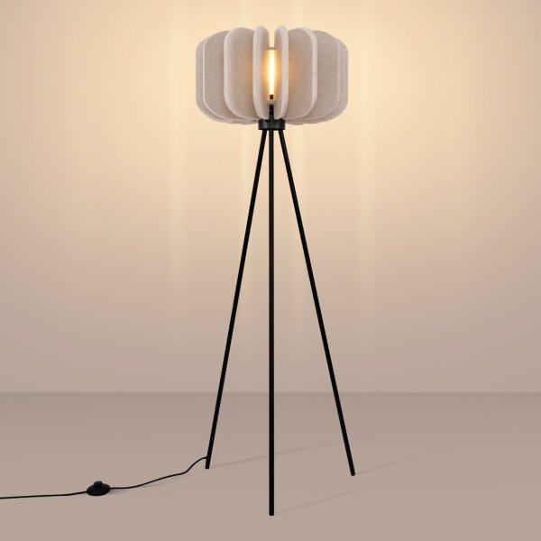 Sollux SL.1863 - Stojacia lampa MULA 1xE27/15W/230V krémová