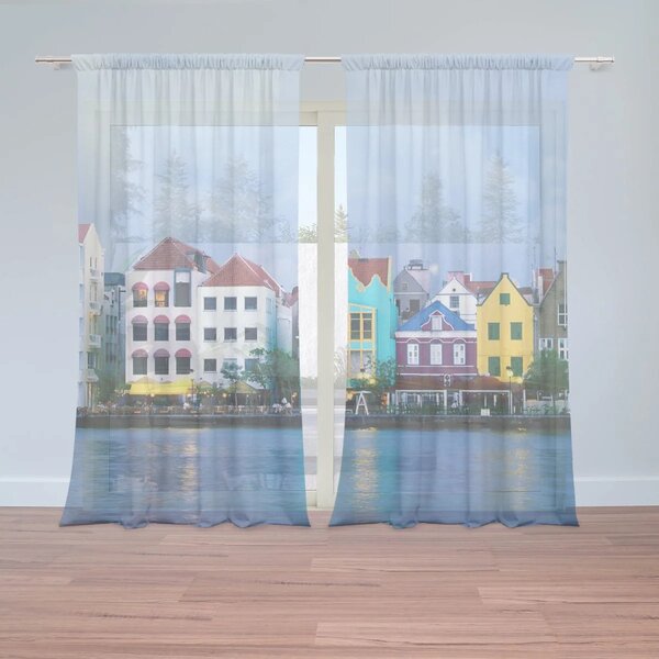 Sablio Záclony Domčeky pri mori: 2ks 150x250cm