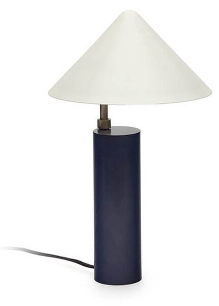 MUZZA Stolná lampa vasli 42 cm modrá