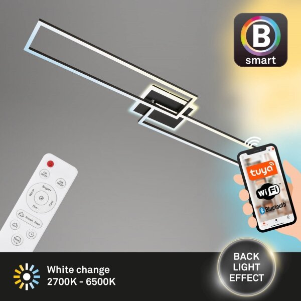Briloner 3538-015 - LED Stmievateľný luster FRAME 2xLED/20W/230V Wi-Fi Tuya + DO