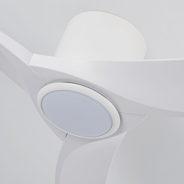 ZEVENTI - LED stropný ventilátor ORBITO LED/24W/230V Wi-Fi Tuya biely + diaľkové ovládanie