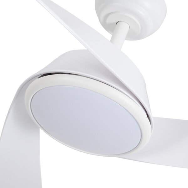 ZEVENTI - LED stropný ventilátor AERYS LED/24W/230V Wi-Fi Tuya biela + diaľkové ovládanie