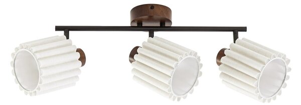 Stropné Lampa Lindby, Shiloh, stmievateľné, Drevo, Obývacia izba, Tkanina / Textil, Moderný