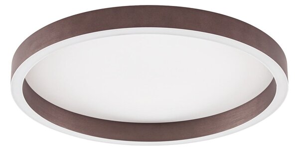 Stropné Lampa Lucande, Rotundo, stmievateľné, Hnedá / Hrdzavá, Obývacia izba, Plast, Moderný