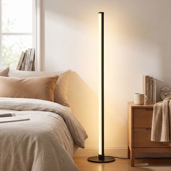 SONGMICS Stojací LED lampa Vasagle Malfy 139 cm černá
