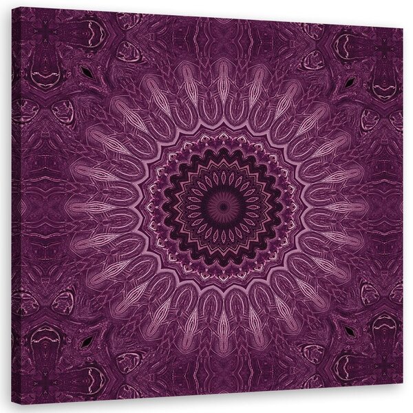 Obraz Mandala fialová - Andrea Haase Veľkosť: 30 x 30 cm, Prevedenie: Obraz na plátne
