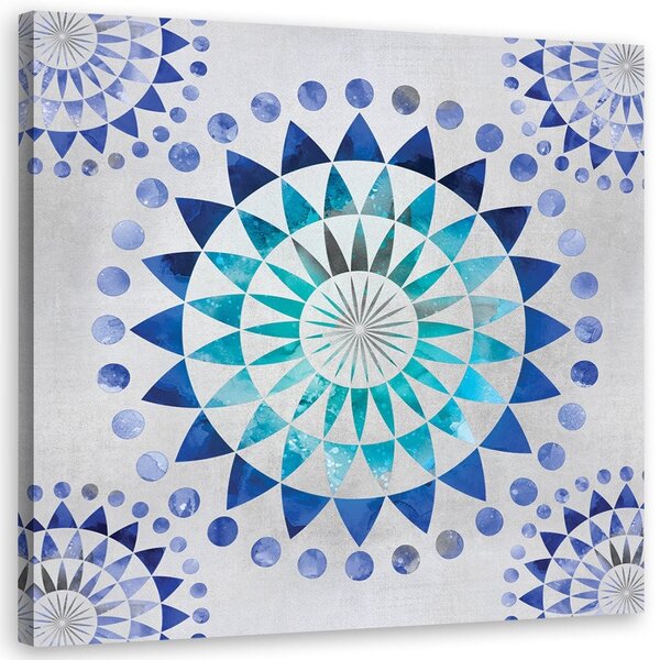 Obraz na plátne Modrá mandala - Andrea Haase Rozmery: 30 x 30 cm