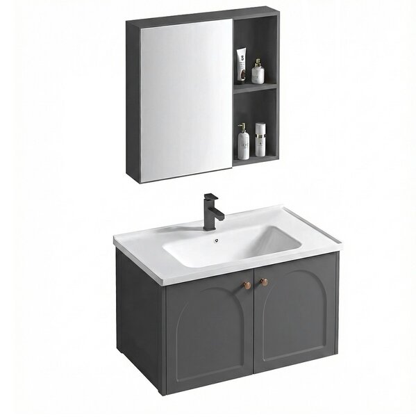 Súprava kúpeľňového nábytku s umývadlom Denver 60cm Grey