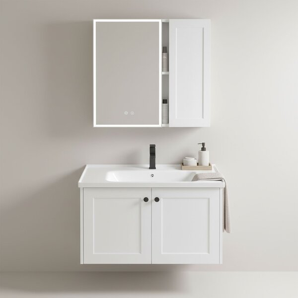 Súprava kúpeľňového nábytku s umývadlom Monti 60cm White