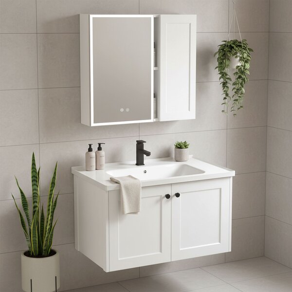 Súprava kúpeľňového nábytku s umývadlom Monti 60cm White