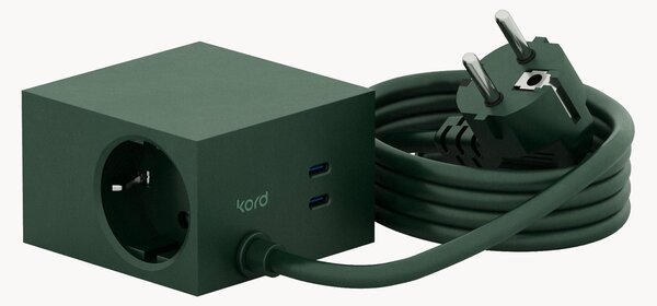 Predlžovacia zásuvka's USB portmi Cuboid+