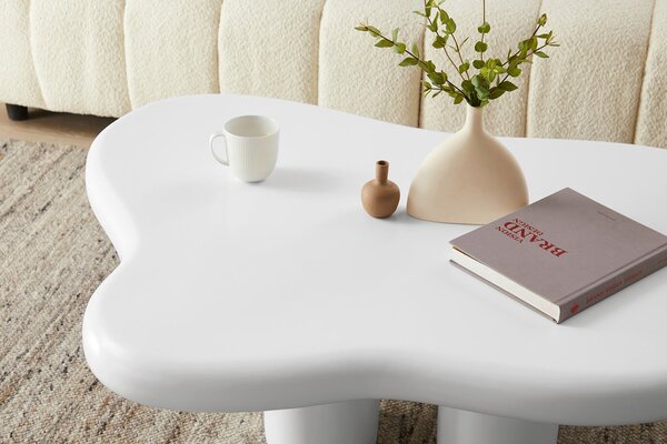 KONFERENČNÝ STOLÍK, biela, plast, 123/89/35 cm Livetastic - Stolíky do obývačky, Online Only