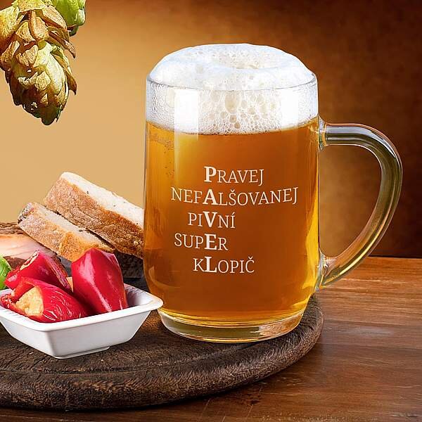 Pieskovaný polliter na pivo Krížovka
