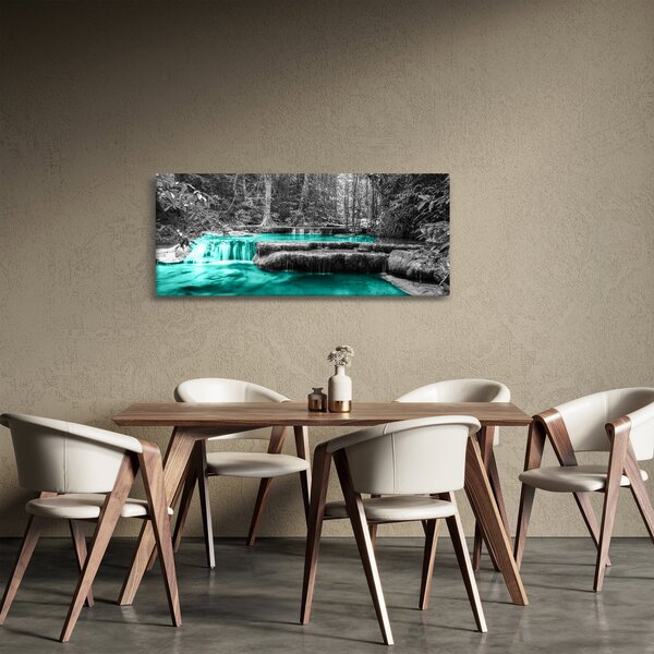 Obraz - Zimná rieka (120x50 cm)