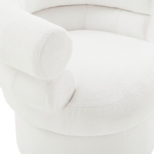 KRESLO, textil, biela Livetastic - Online Only obývacie izby, Online Only
