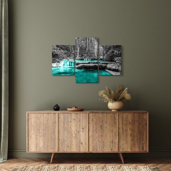 Obraz - Zimná rieka (90x60 cm)