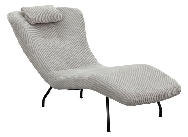 RELAXAČNÉ LEŽADLO, textil, svetlosivá Livetastic - Kreslá, Online Only