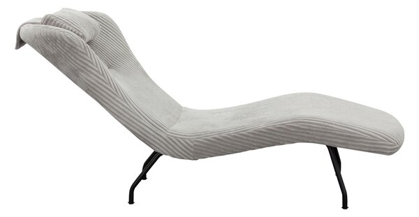 RELAXAČNÉ LEŽADLO, textil, svetlosivá Livetastic - Kreslá, Online Only
