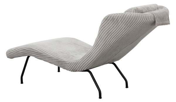 RELAXAČNÉ LEŽADLO, textil, svetlosivá Livetastic - Kreslá, Online Only