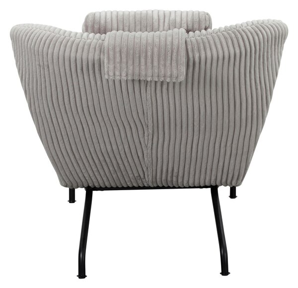 RELAXAČNÉ LEŽADLO, textil, svetlosivá Livetastic - Kreslá, Online Only