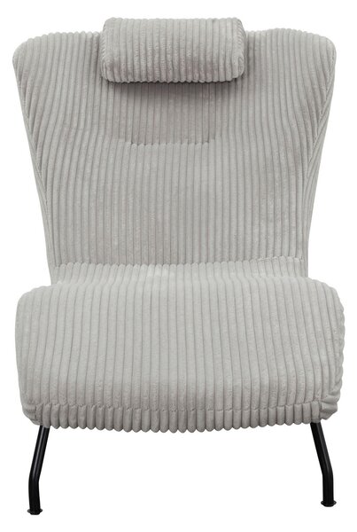 RELAXAČNÉ LEŽADLO, textil, svetlosivá Livetastic - Kreslá, Online Only