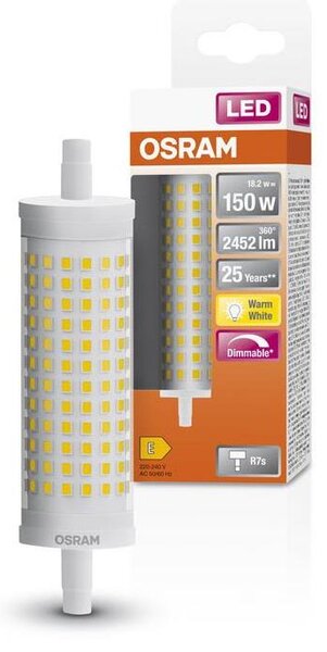 LED Stmievateľná žiarovka R7s/18,2W/230V 2700K 118 mm - Osram